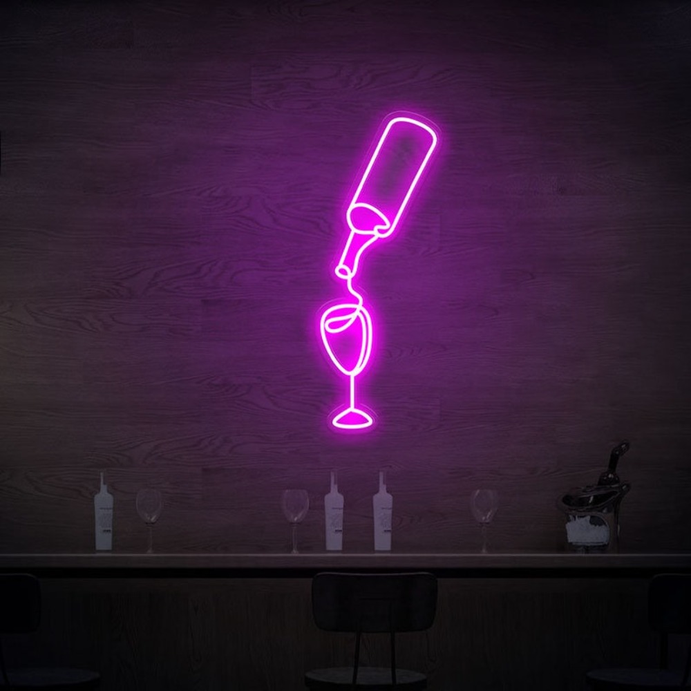 Wine Beer Store - Vin Led néon signe lumières USB