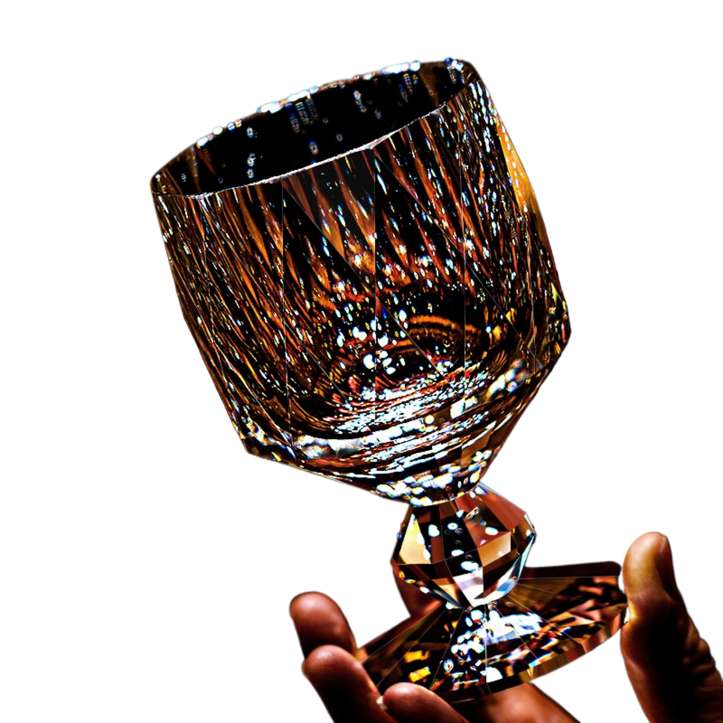 Wine Beer Foot - Verre à vin en cristal de
