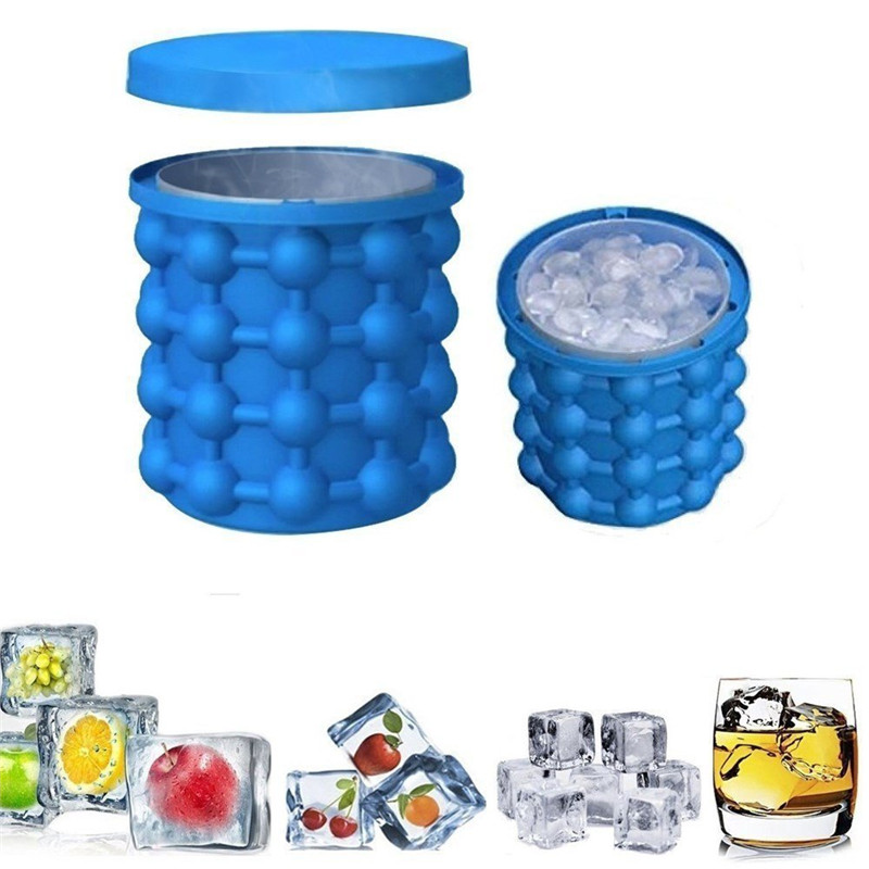 Wine Beer The Whiskey - Machine à glaçons portative en Silicone,