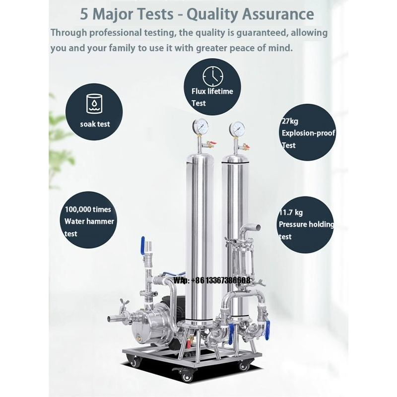 Wine Beer & Deli Reviews - Système de filtration multi-cercles en acier