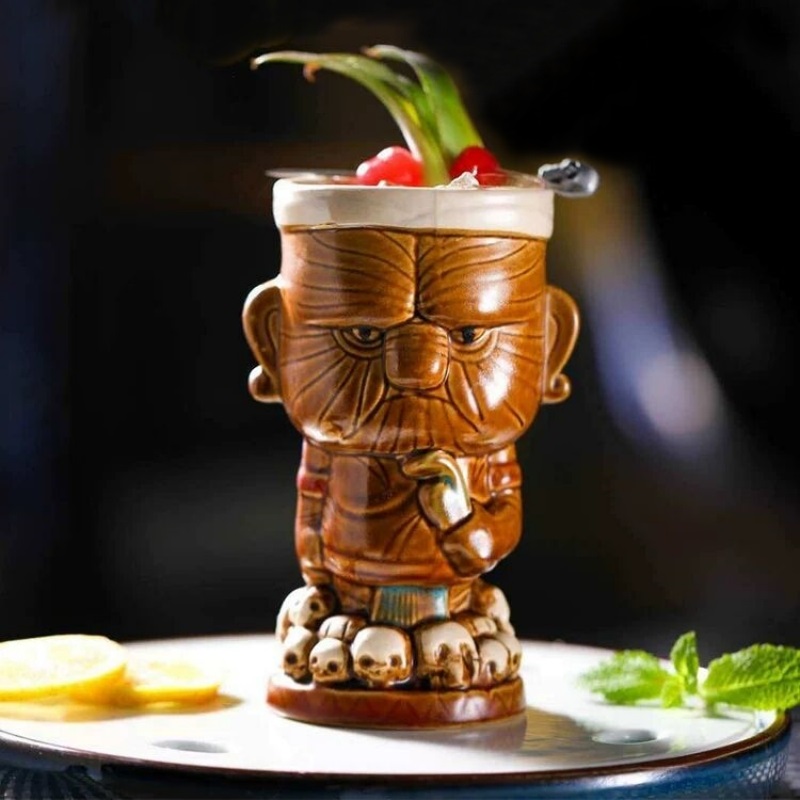 Wine With Beer Cocktail - Tasses Tiki hawaïennes de 520ml, tasse