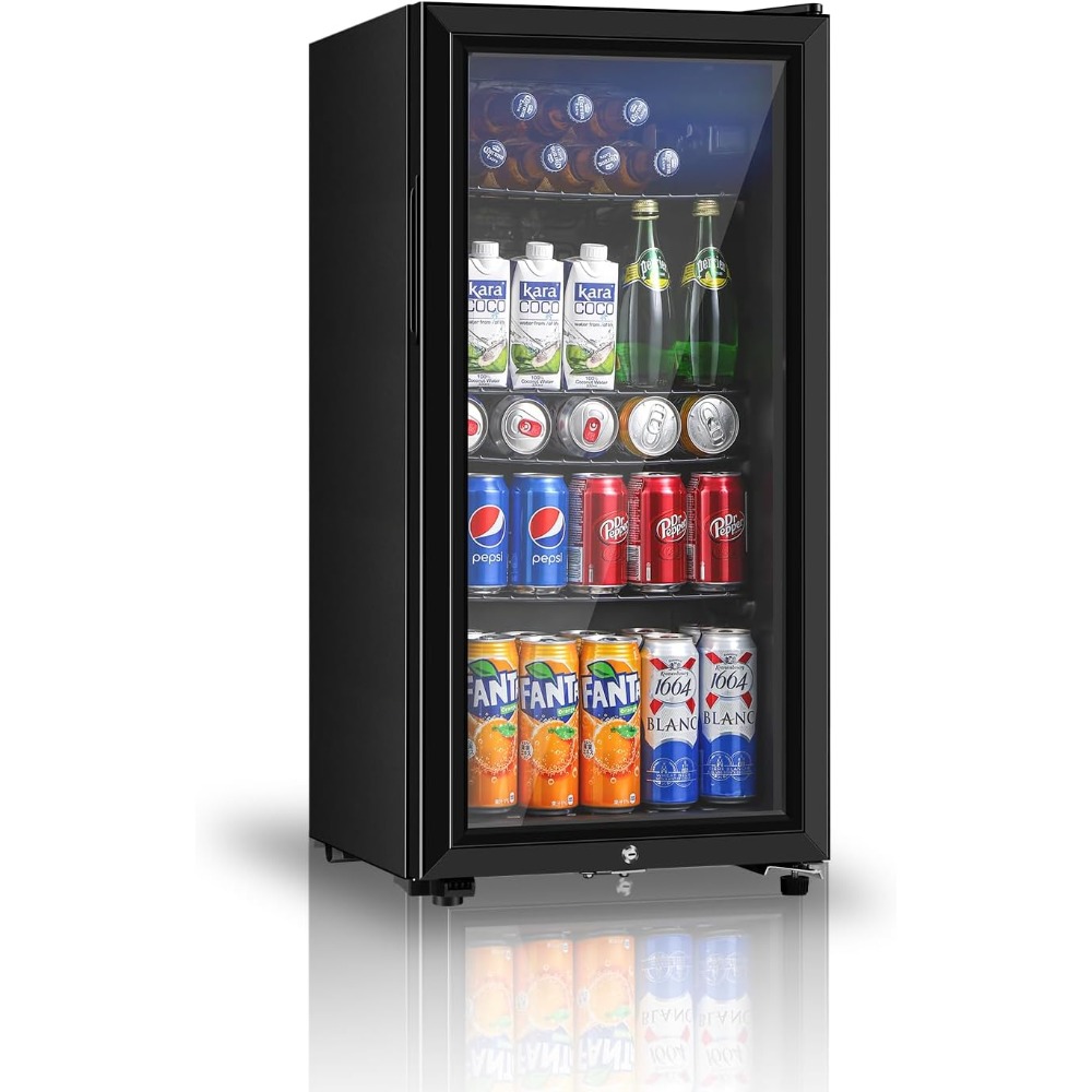 Wine Beer Foot - Réfrigérateur à boissons, mini-réfrigérateur à trois