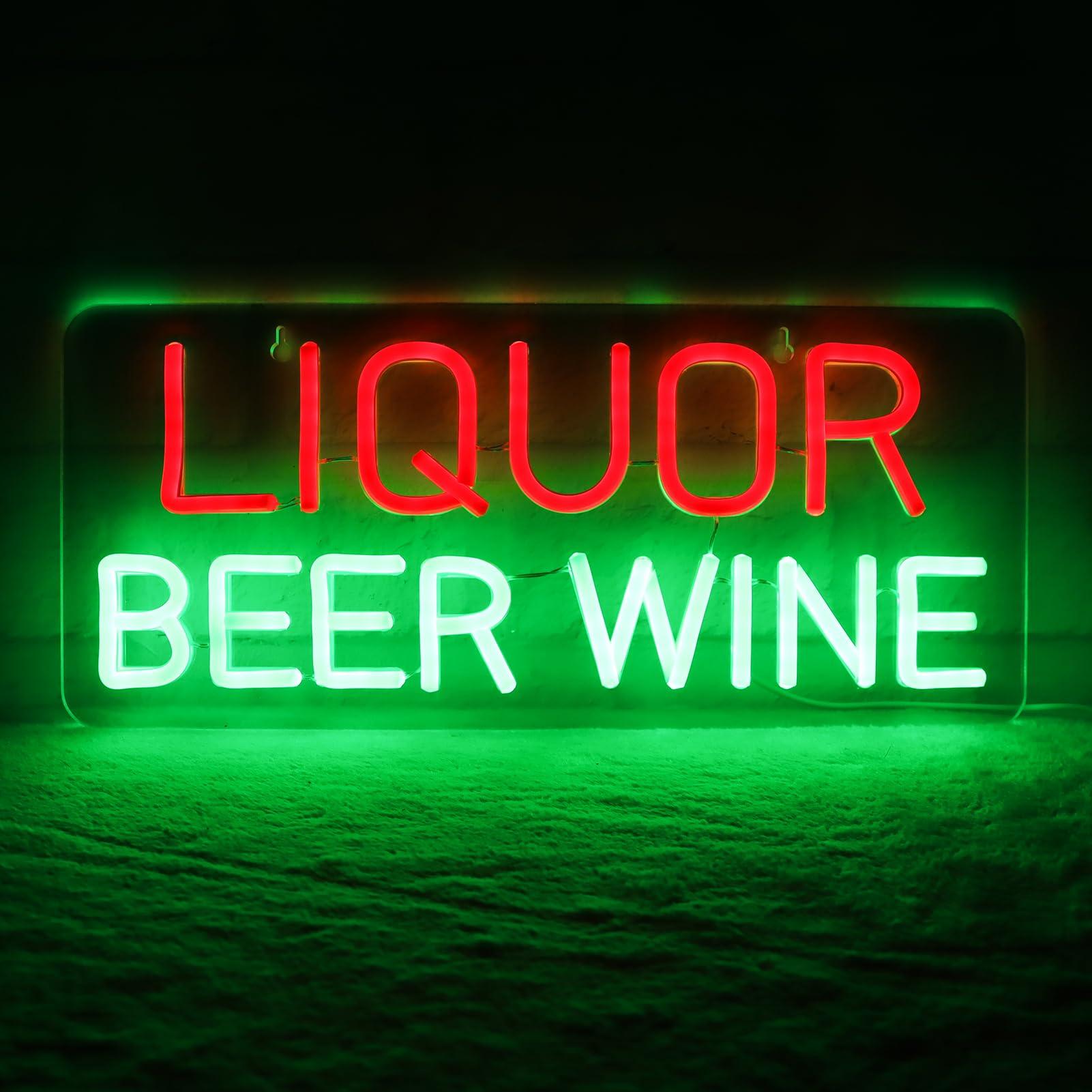 Wine Beer Store - Enseignes néon LED pour spiritueux, bières