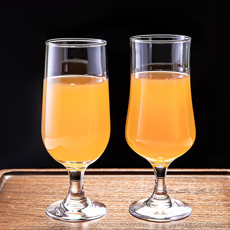 Wine Beer Foot - Tasse en verre de jus épaisse