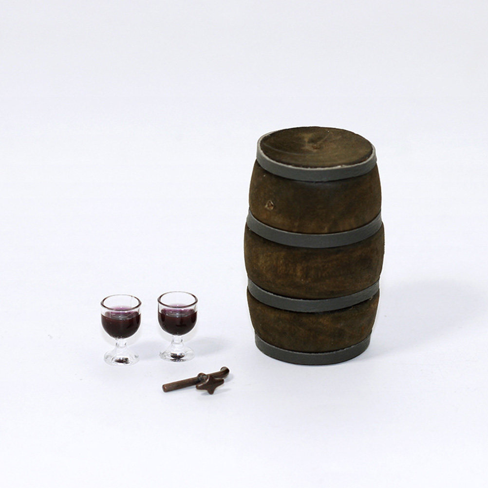 Mini tonneau à vin en bois, dé - Wine Beer Garden avis et prix