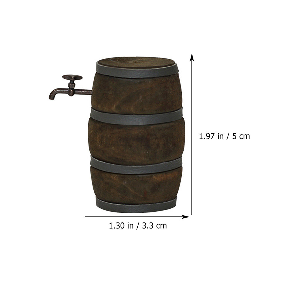 Mini tonneau à vin en bois, dé - Wine Beer Garden avis et prix