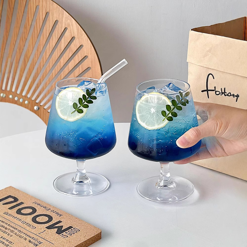 Tasse en verre à pieds courts  - Wine Beer Foot avis et prix