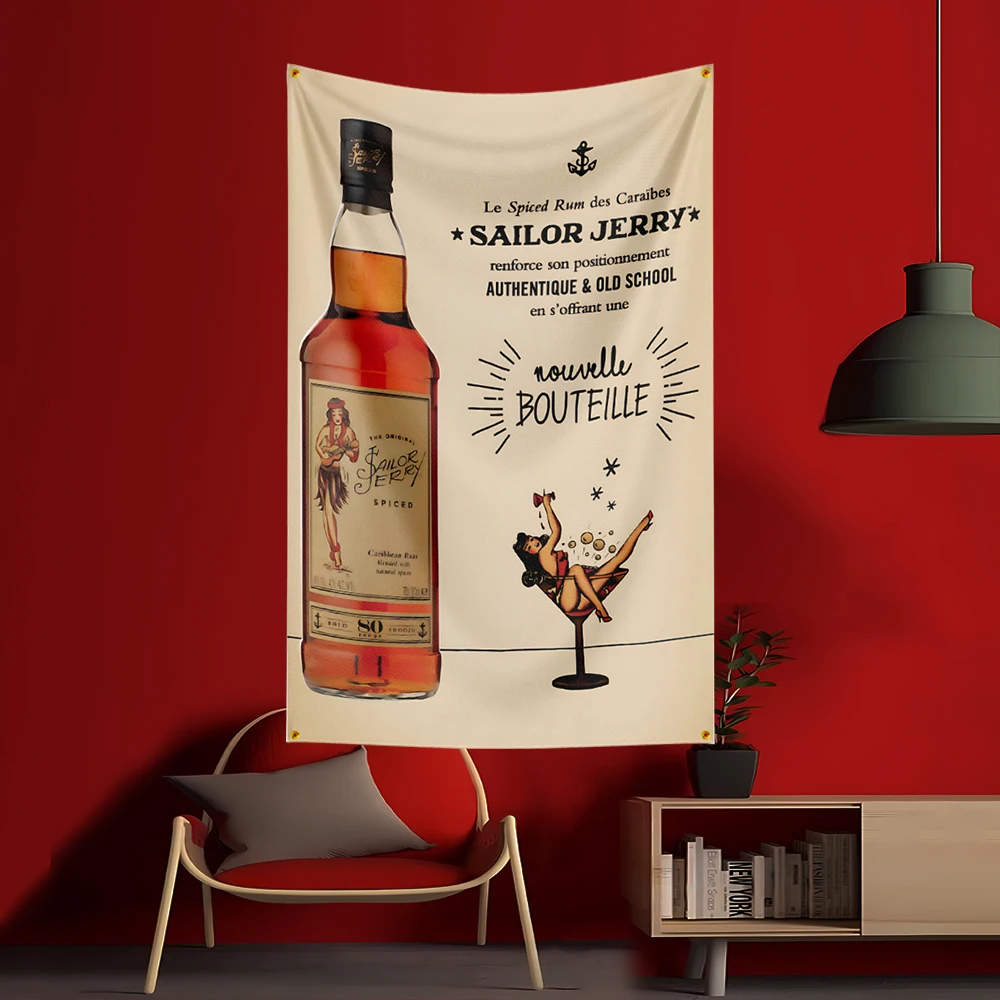 90X150CM s-marin Jerrys rhum d - Wine Beer Garden avis et prix