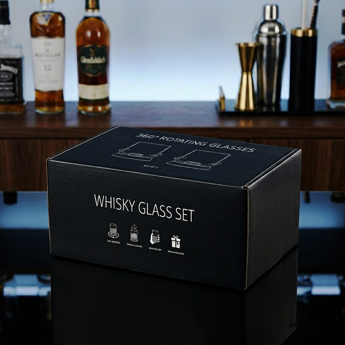 1 Paire de Verres à Whisky Rot - Wine Beer The Whiskey avis et prix