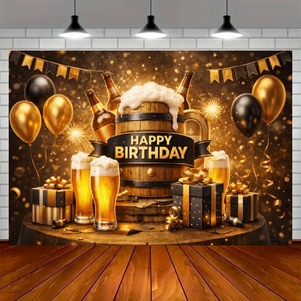 Décor de fête d'anniversaire p - Wine Beer Garden avis et prix