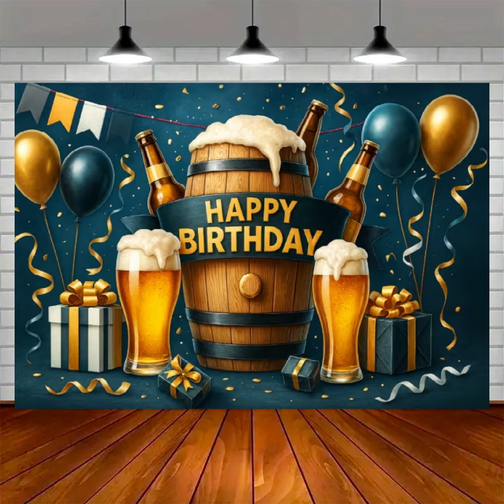 Décor de fête d'anniversaire p - Wine Beer Garden avis et prix