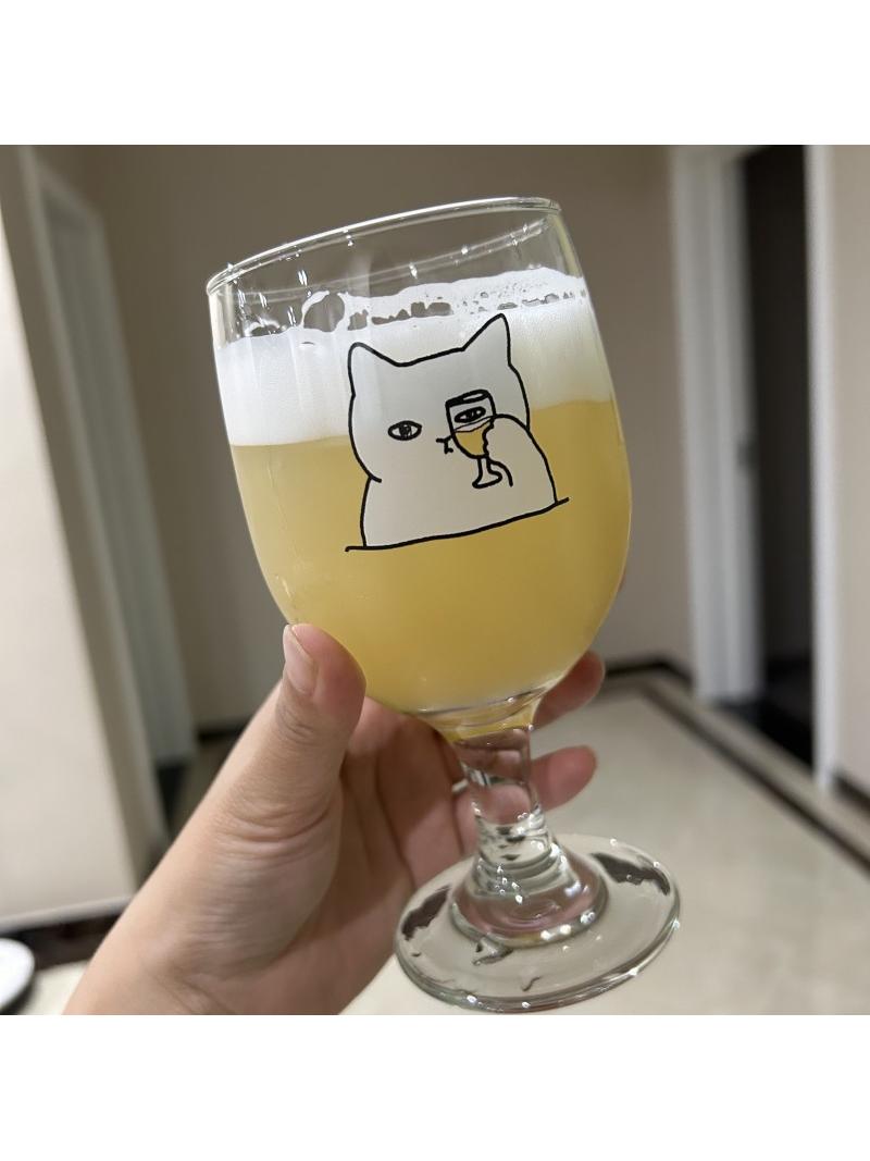 Verre à pied haut de style cor - Wine Beer Foot avis et prix