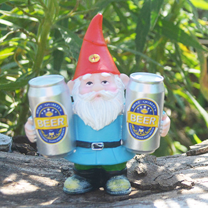 Gnome ivre buvant de la bière  - Wine Beer Garden avis et prix