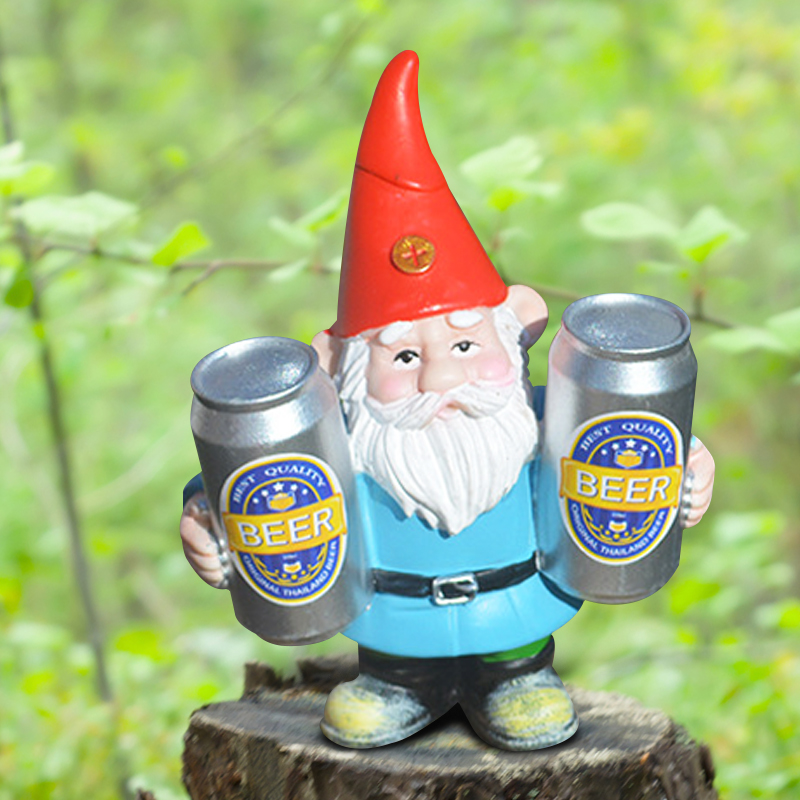 Gnome ivre buvant de la bière  - Wine Beer Garden avis et prix