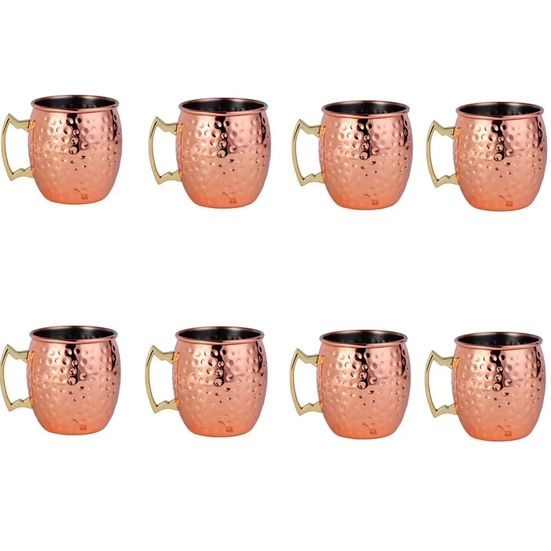 Ensemble de 8 tasses en cuivre - Wine With Beer Cocktail avis et prix