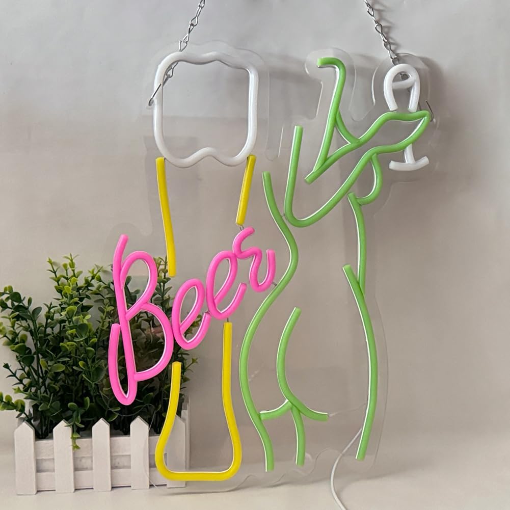 Enseigne néon LED en forme de  - Wine Beer Store avis et prix