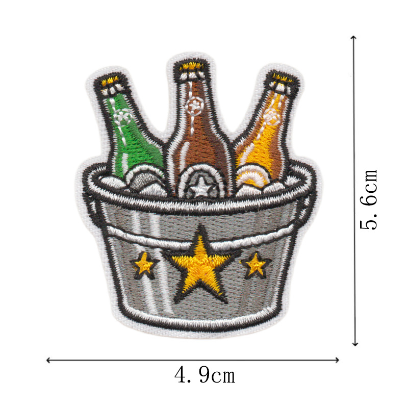 Patch brodé créatif à thème bi - Is Wine And Beer Difference avis et prix